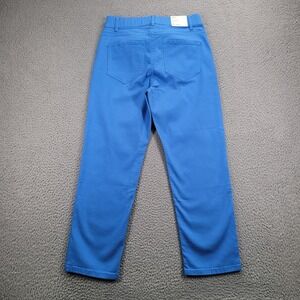 J Jill Jeans Size 4 Cyan Blue High Rise Cropped Pull On Stretch Denim NEW